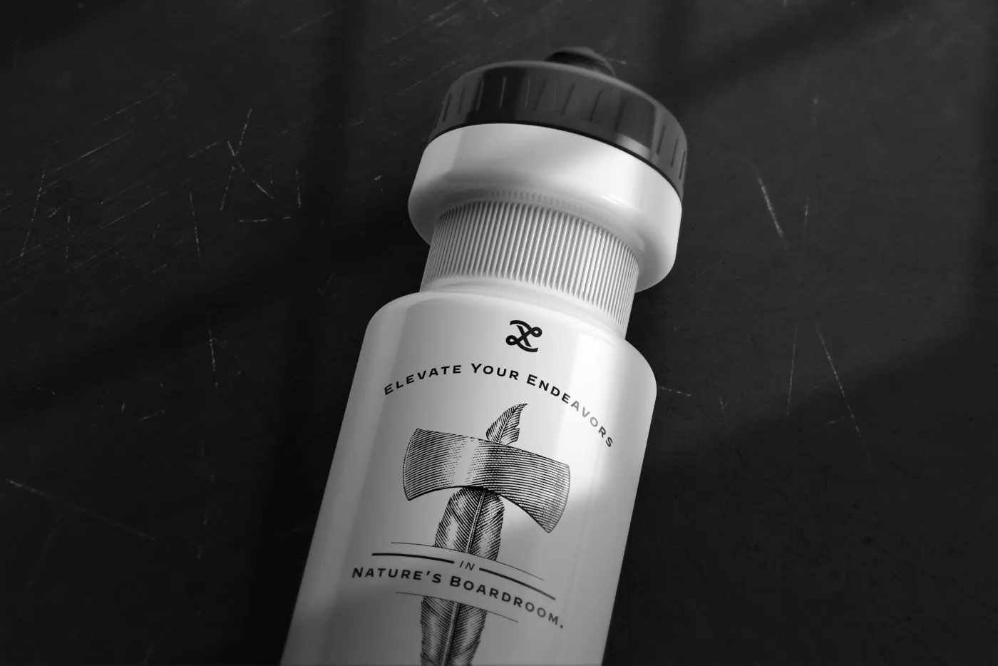 The Lumber Exchange — bike bottle, dark treatment